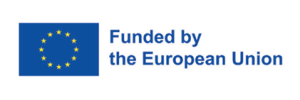 EU flag and text "funded by the European union"